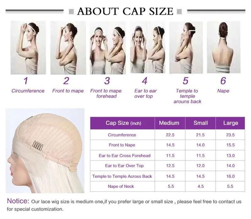 Platinum Blonde Wig Natural Wave Synthetic Lace Front Wigs For Women Long Wave Lace Synthetic Hair Copper Red Cosplay Daily Wear