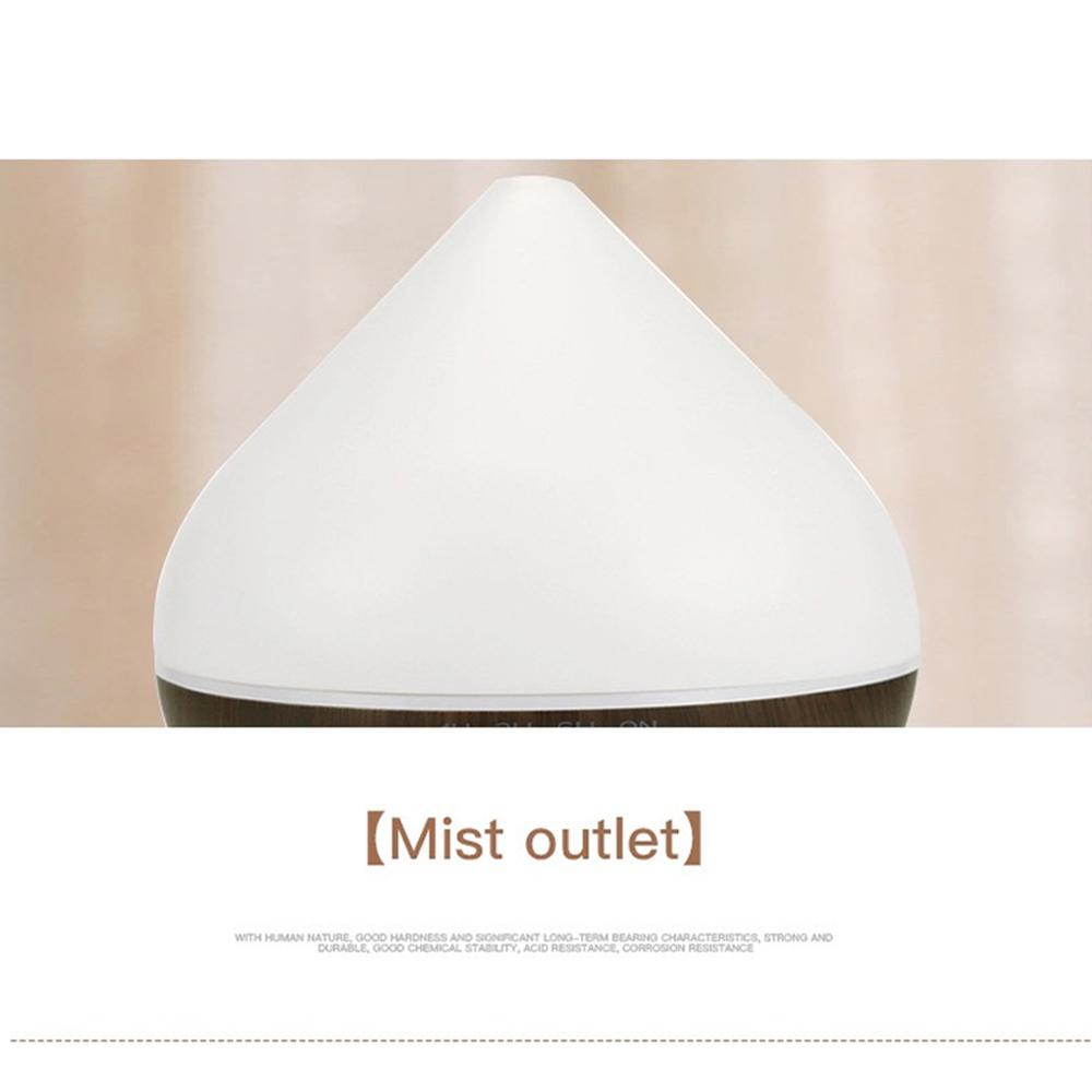Complete Aromatherapy Set: 500ml Essential Oil Diffuser with Remote, Ultrasonic Humidifier, Color LED Lights & 6 Premium Oils