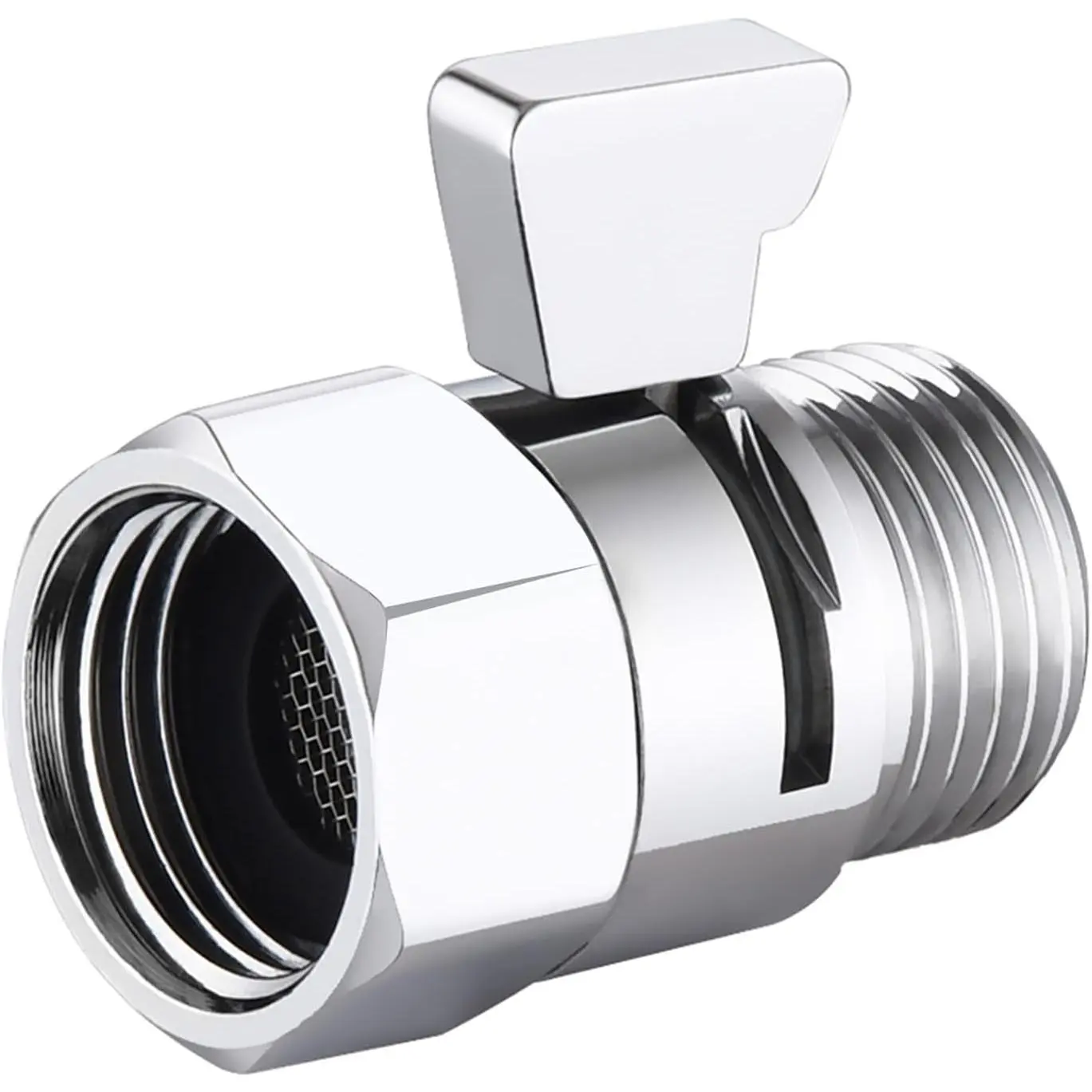 Shower  Brass shut off Valve,Water Flow Control Valve for shower ,Water  Regulator G1/2,Chrome