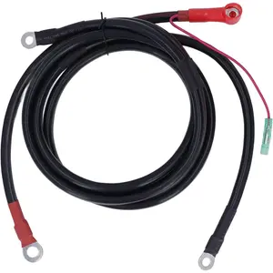 2M (78.7 Inches) Pure Copper Marine Battery Cable Replacement for Outboard Engine, Boat Motor, RV, Solar Power Inverter
