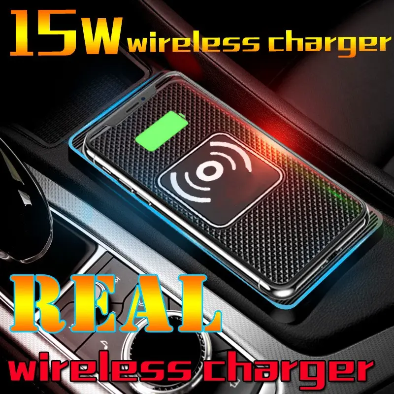 15W Magnetic Wireless Car Charger, Fast Charging Phone Mount Compatible with MagSafe for Dashboard, Windshield & Vent Fast Charging Solution Usb C Car Charger Fast Charging