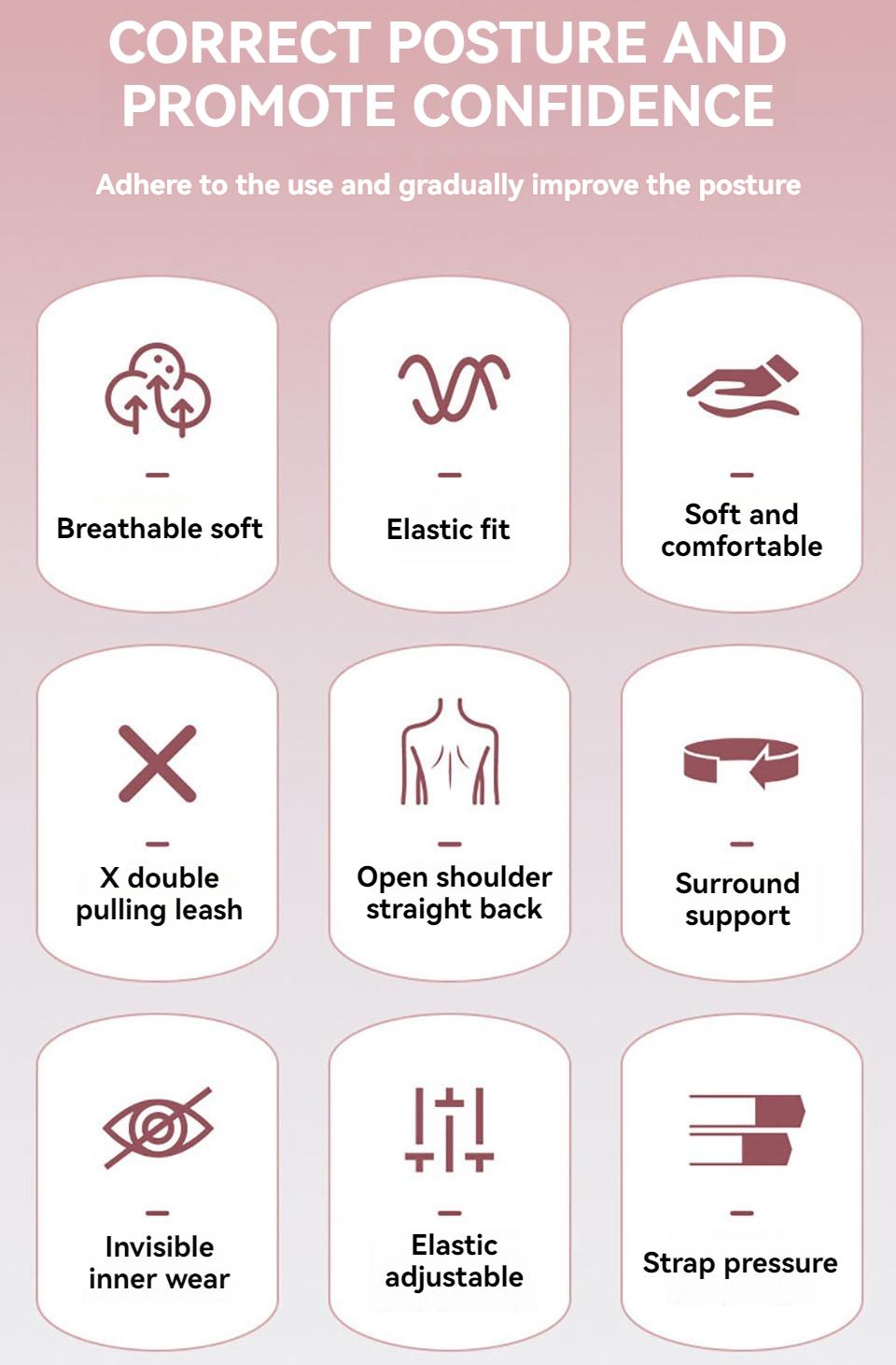 Adult Hunchback Corrector Invisible Back Straightening Stretching Straight Back Open Shoulder Lumbar Correction Belt Adult Hunchback Corrector Invisible Back Straightening Stretching Straight Back Open Shoulder Lumbar Correction Belt