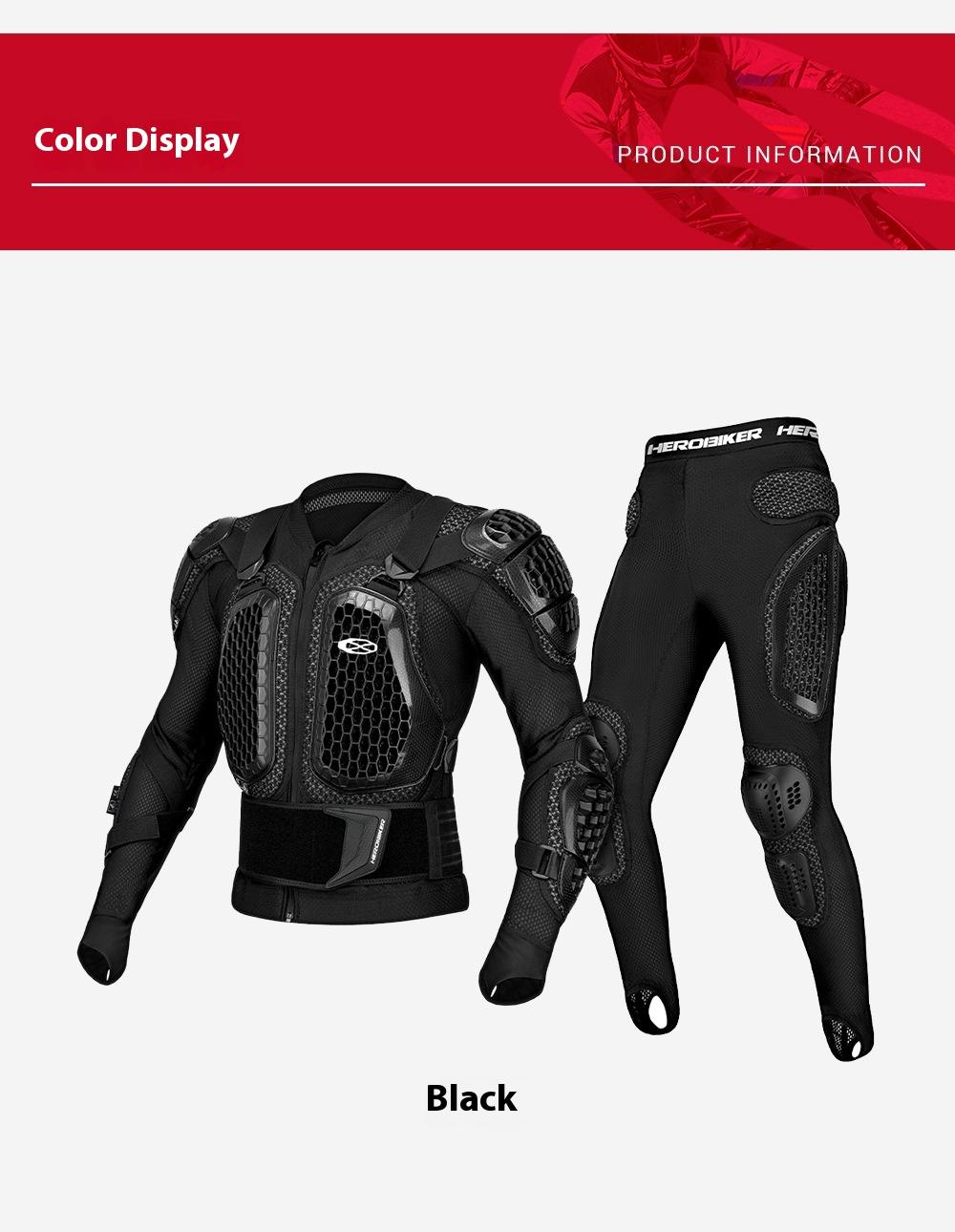 Motorcycle Armor Clothing Protective Gear Riding Anti-Fall Leggings Knee Pads Elbow Pads Neck Guard Rider Armors