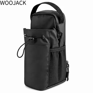 WOOJACK Magnetic Gym Bag, Sports fitness bag, Strong Magnetic Bottle Bag, 11LB Weight Capacity, Crossbody Gym Water Holder Magnetic Sport Bag Sling Gym Bag Travel Work with Water Bottle Holder, Phone Pockets Magnetic Attachmen