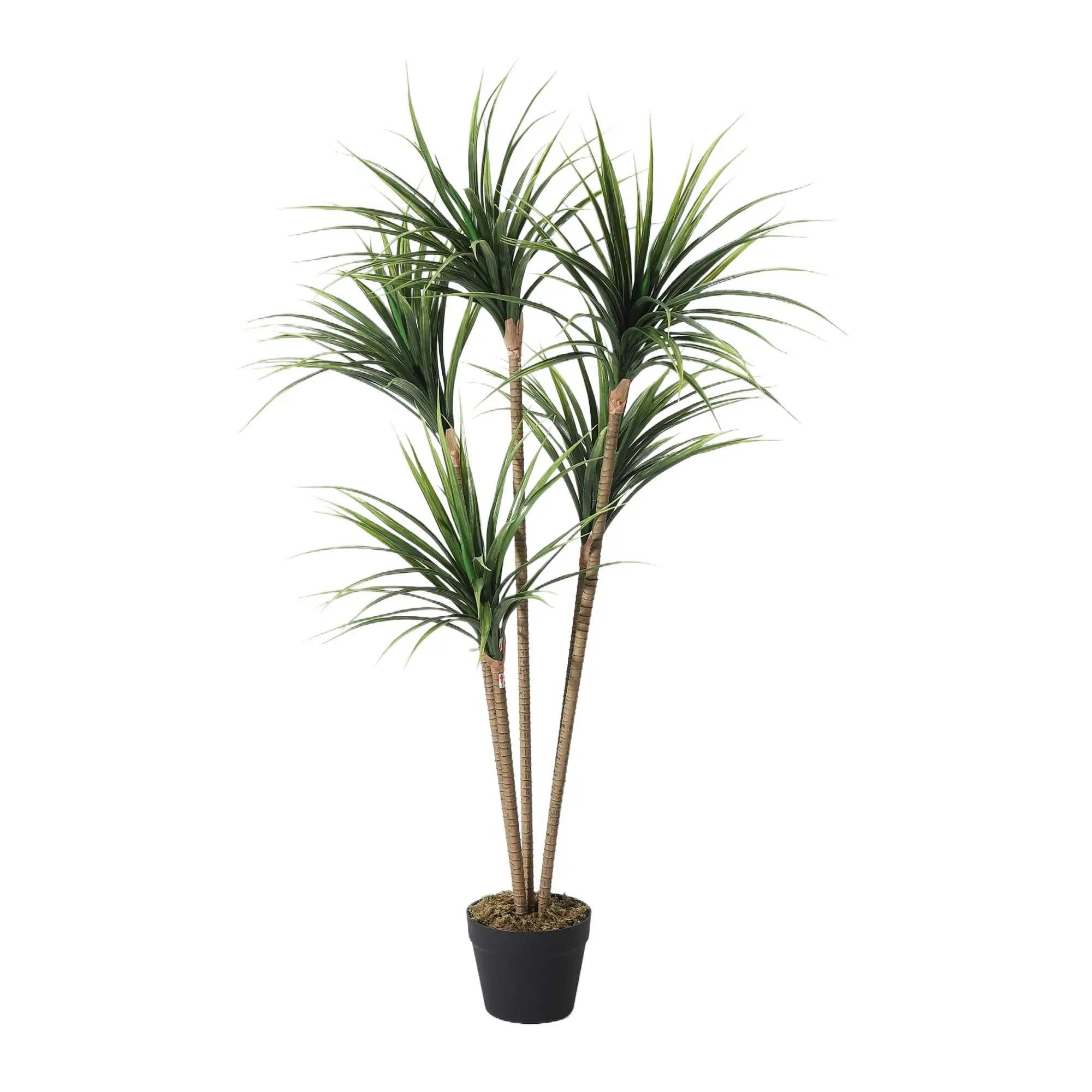 GARVEE Artificial Dracaena Marginata Tree, 4.2FT Tall Decorative Indoor Plant in Pot, Realistic Faux Dracaena for Home, Office, and Living Room Decor