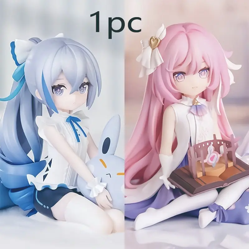 Anime Girl Q Version Eli-Chan Bronya Figure, Desktop Ornament, Collectible Model, Perfect Gift for Anime Fans, Cute Decorative Piece