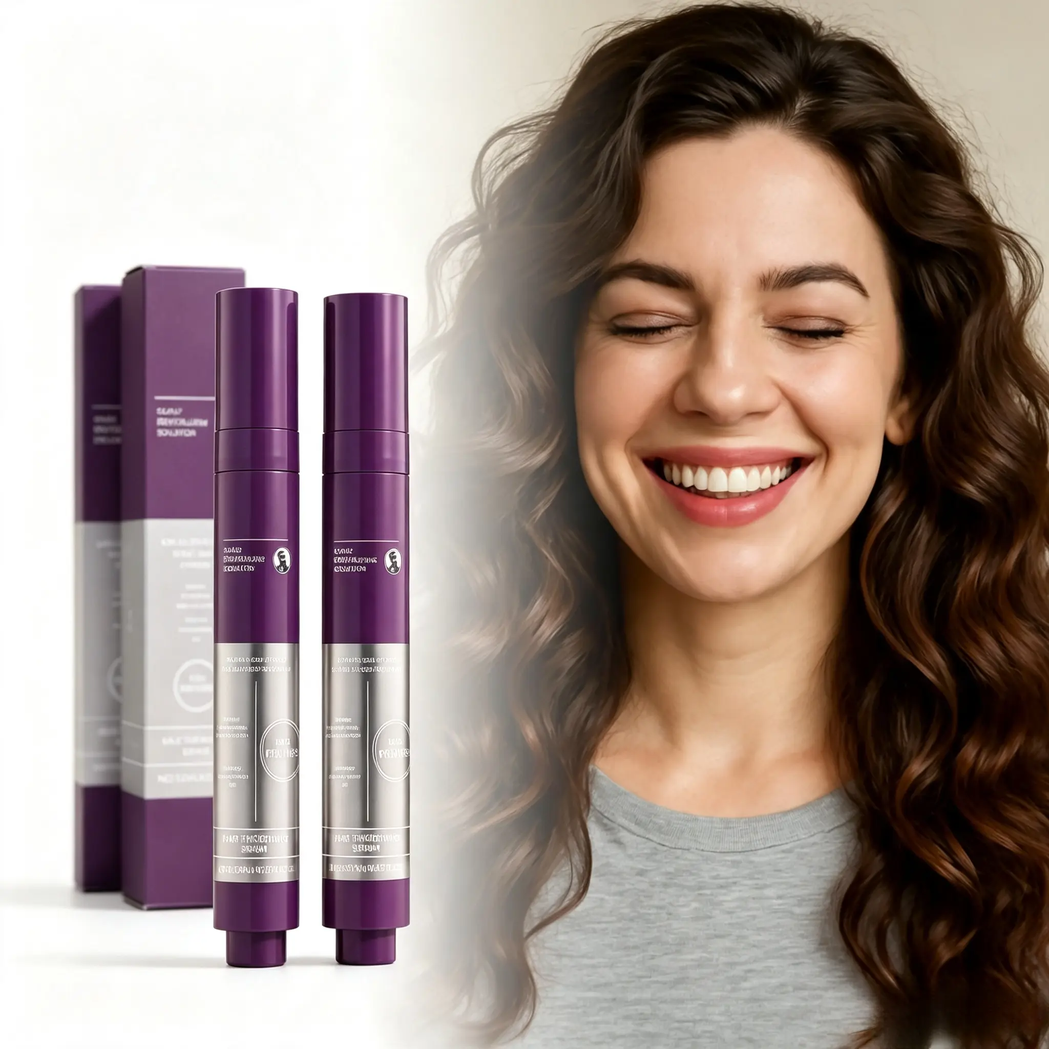 Duo Refreshing Rosemary Hair Care Essence, Nourishing & Moisturizing Scalp Oil Essence, Strengthens Hair Follicles, Enriches & Defines Curly Hair for Daily Hair Care