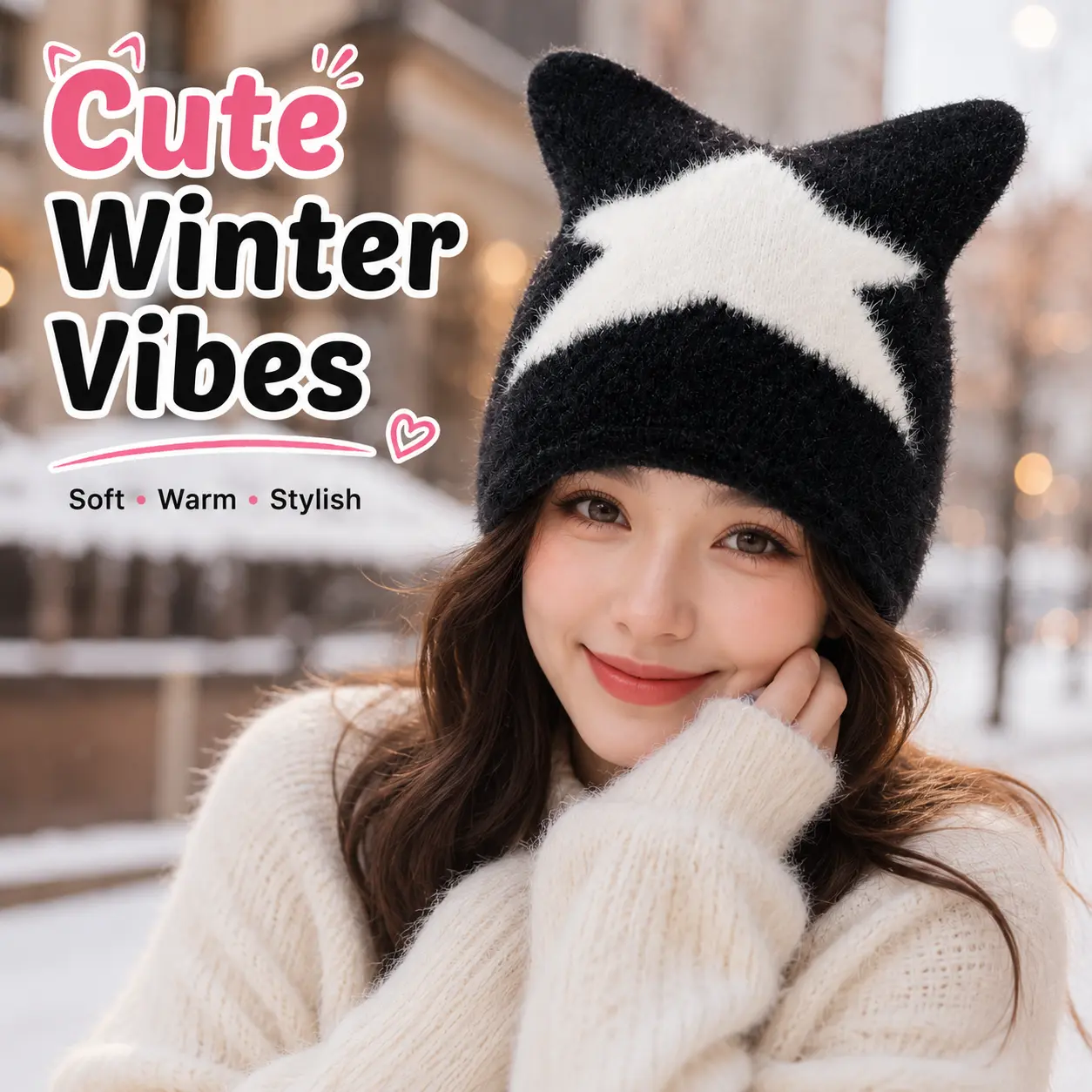 Beanie Leopard Knit Hat Acrylic Stretchy Colorful Statement Lightweight Feminine Summer Gift for Women Girls Daily Wear Special Occasion Perfect Accessory