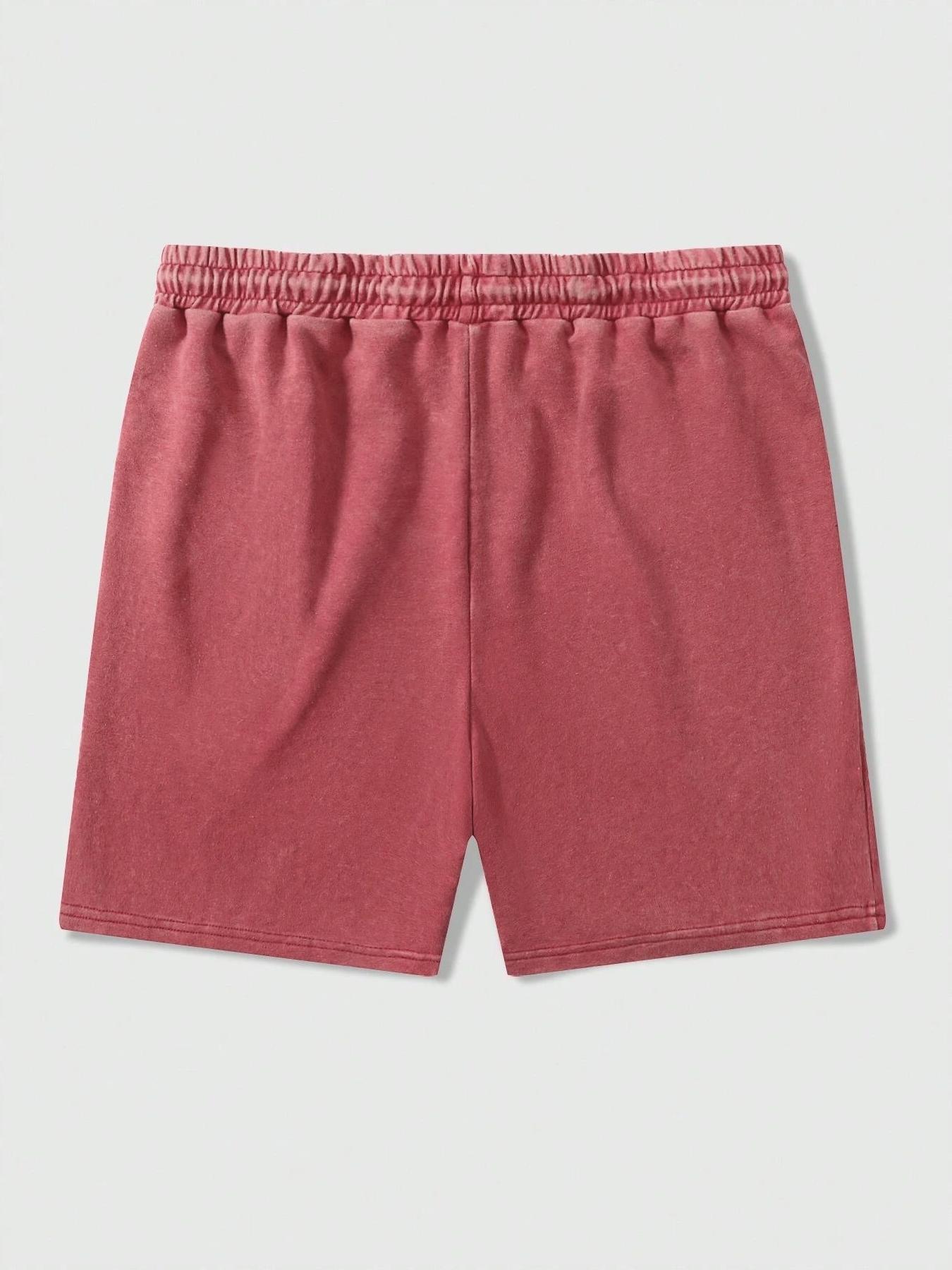 Men's Star Print Loose Washed Shorts, Casual Comfy Breathable Shorts for Summer, Fashion Men's Bottoms for Daily Wear, Casual Fashionable Shorts