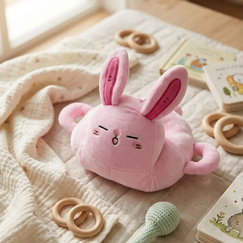Cozy Plush Cartoon Postpartum Nursing Cushion, U-Shaped Breastfeeding Support Pillow Specially Designed for New Mothers
