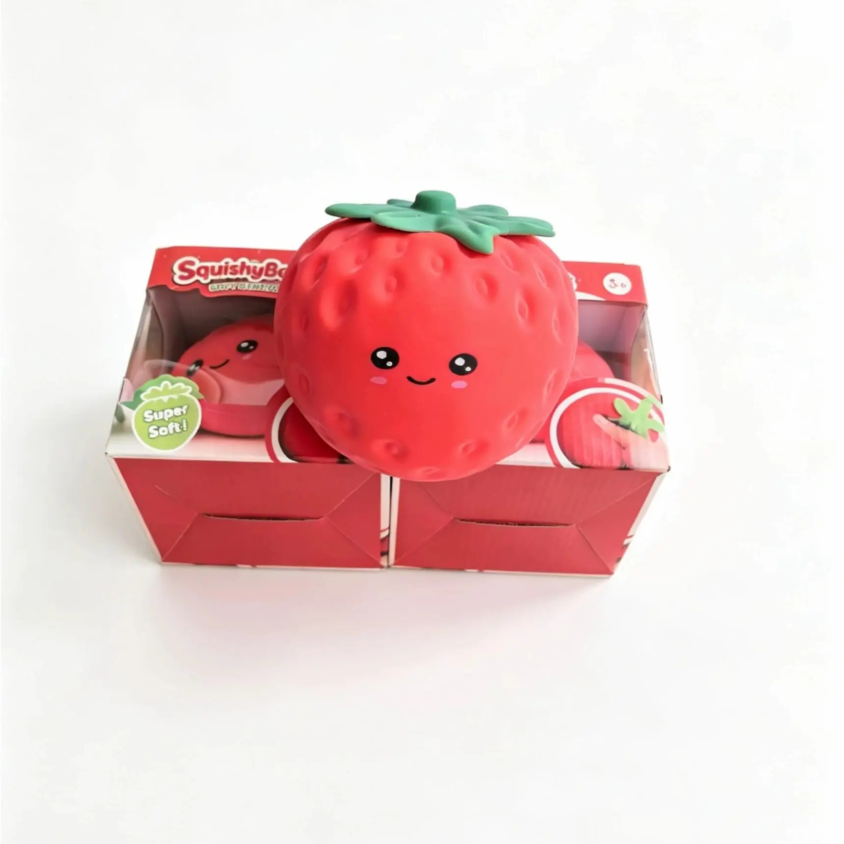 Jumbo Giant Strawberry Squishy Toy – Super Slow-Rising Fruit Stress Relief Fidget