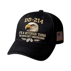 Unisex Small Eagle Embroidered Baseball Cap Adjustable Large Head Circumference Peaked Cap Breathable Sun Protection Hat for Outdoor Walking Travel Casual Daily Wear