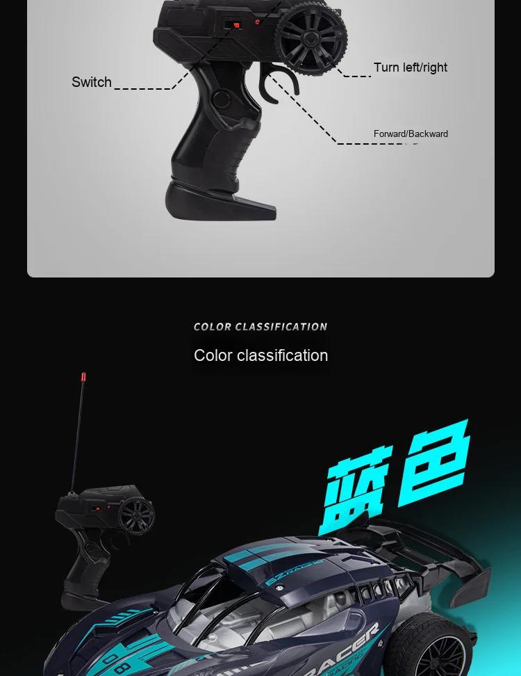 High Quality Remote Control Drift Racing Car 2.4G Rechargeable RC Car for Boys Kids Gift Stunt Toy High Speed Off Road Vehicle