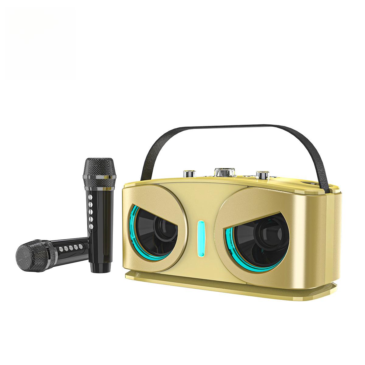 20W Mini Mic Bluetooth Speaker Wireless Karaoke Audio Home Theater Sound System