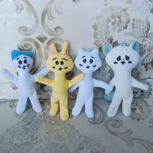 Innovative JIYI Usagi Plush Pendant Bestseller Hachiware Muscle Line Handcrafted Full-body Movable Pendant Gift