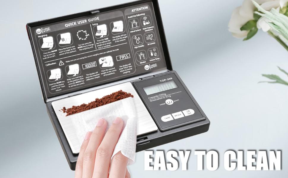 200g X 0.01g Pocket Digital Scale Portable Gram Jewelry Gold Silver Coin Herb