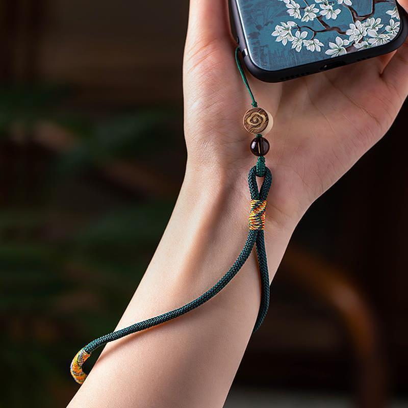 1pc Hand Woven Chinese Style Phone Wrist Charm Strap Cell Phone Finger Keychain Hand-woven Ring Buckle Pendant Cloud Pattern 1pc Hand Woven Chinese Style Phone Wrist Charm Strap Cell Phone Finger Keychain Hand-woven Ring Buckle Pendant Cloud Pattern