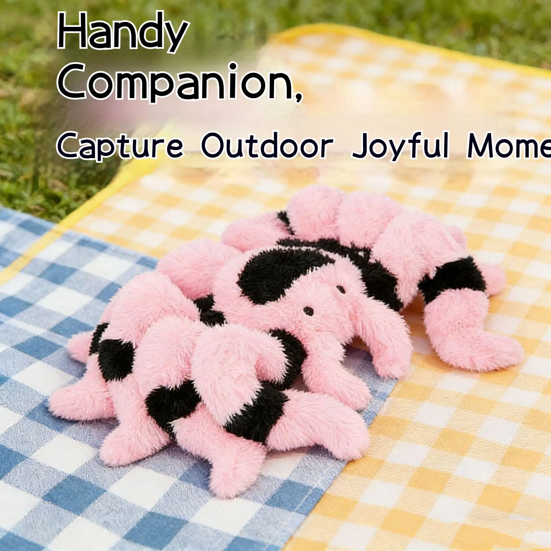 2026 new 30cm50cm110cm Tarantula Plush Doll Toy Black Pink Wolf Spider Plush Spider Dolls Healing Toys Decoration Bolster Birtdhay Gift