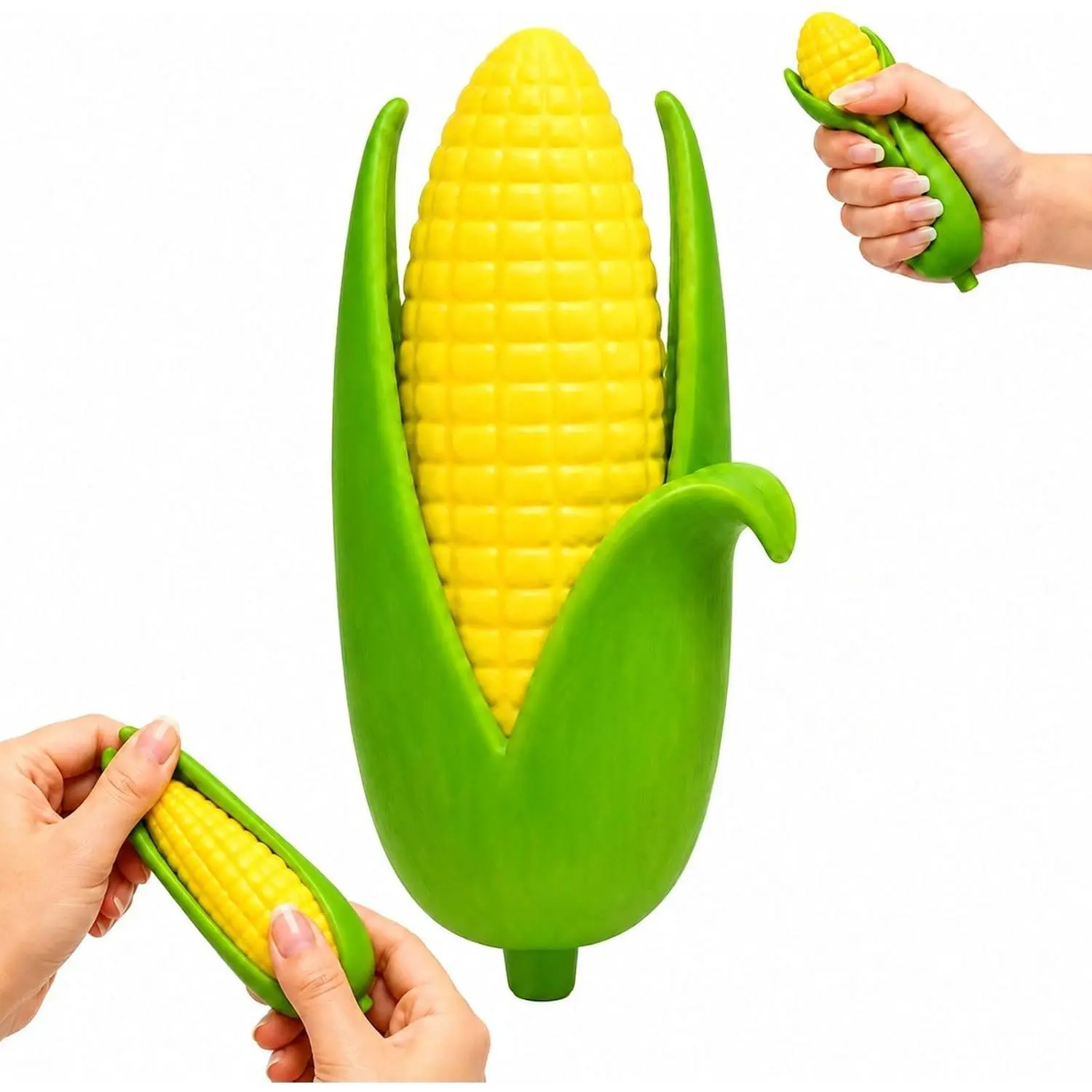 Corn Squishy, Cornstarch Squishy for Stress Relief, Sensory Play Tool, CrePretend Cooking Plaything, Desk Decoration with Calming Effect, Fun Gift for Varrious Activities