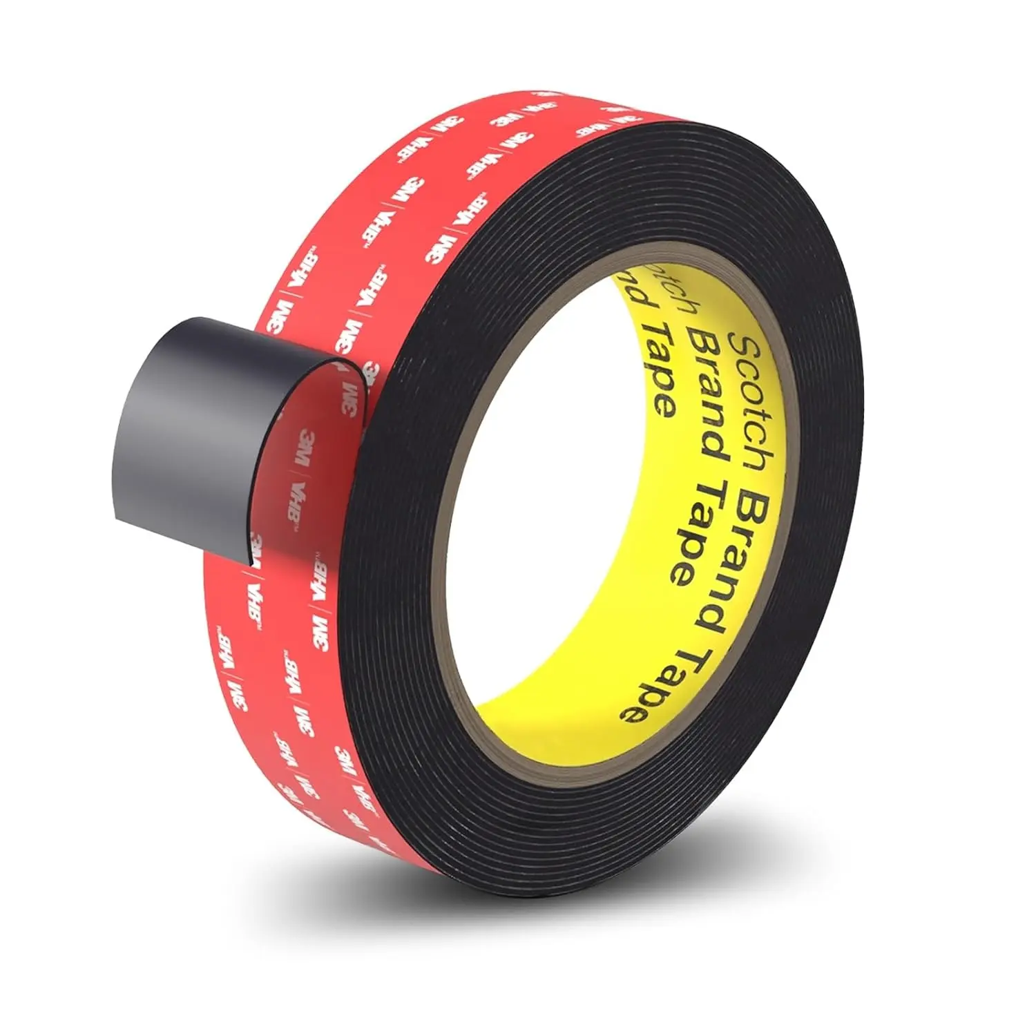 Heavy Duty Double Sided Waterproof Tape, 1 in x 16.5 ft Secure Hold Strong Adhesive Mounting Tape for Car, Walls, LED Strip Light