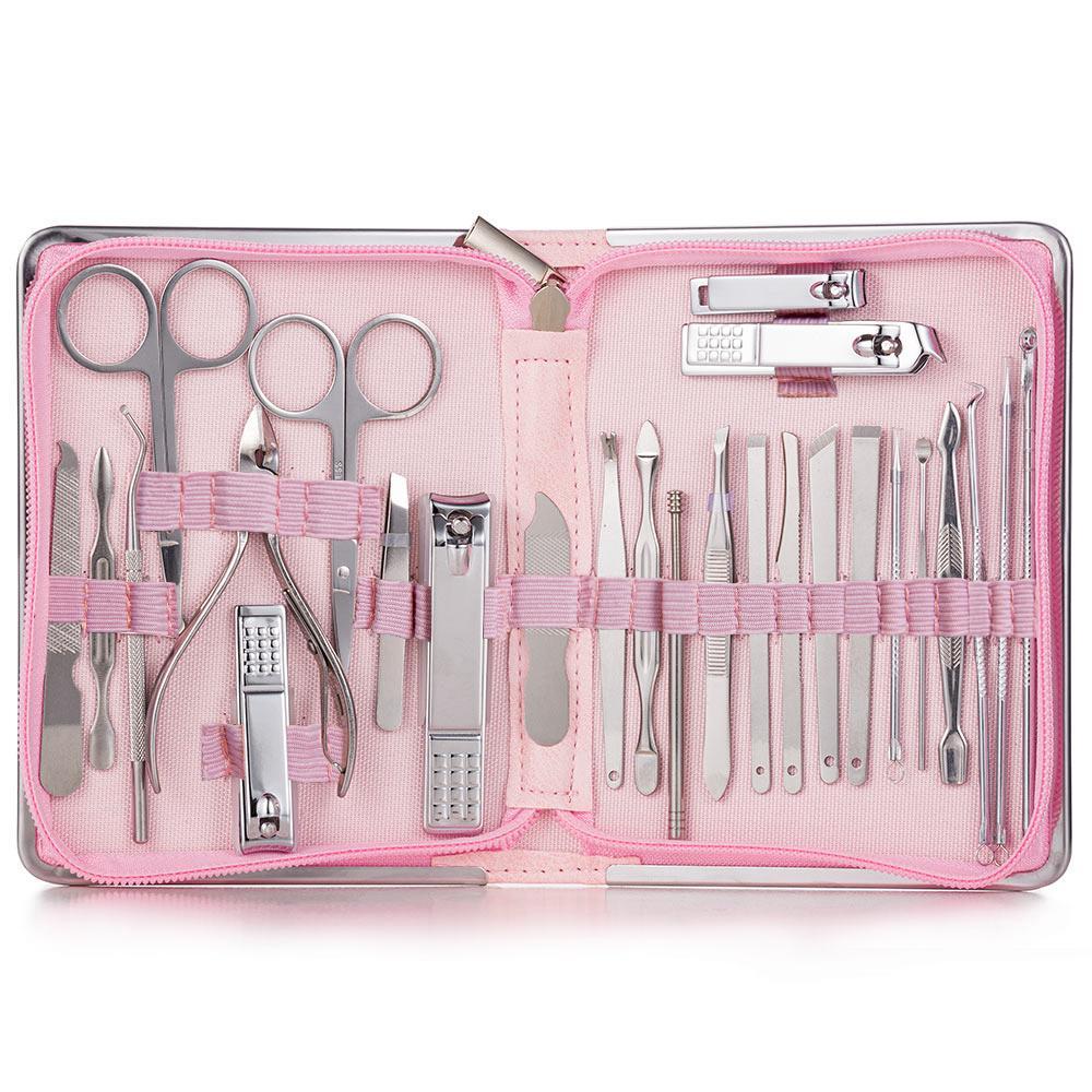 Essential Nail Clipper Set, 26pcs/set Multifunctional Nail Clipping Tools, Including Earwax Cleaning Products & Scissors & Eyebrow Trimming Tools & Cuticle Pusher