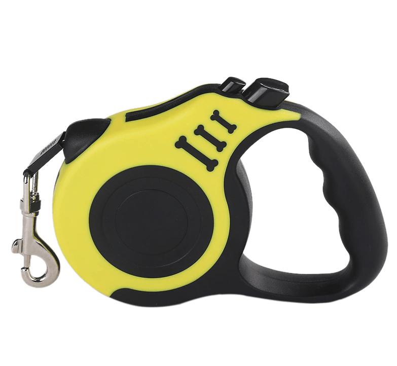16.5FT Pet-Friendly Retractable Dog Leash & Adjustable Collar - Perfect for Safe Walking in the United States