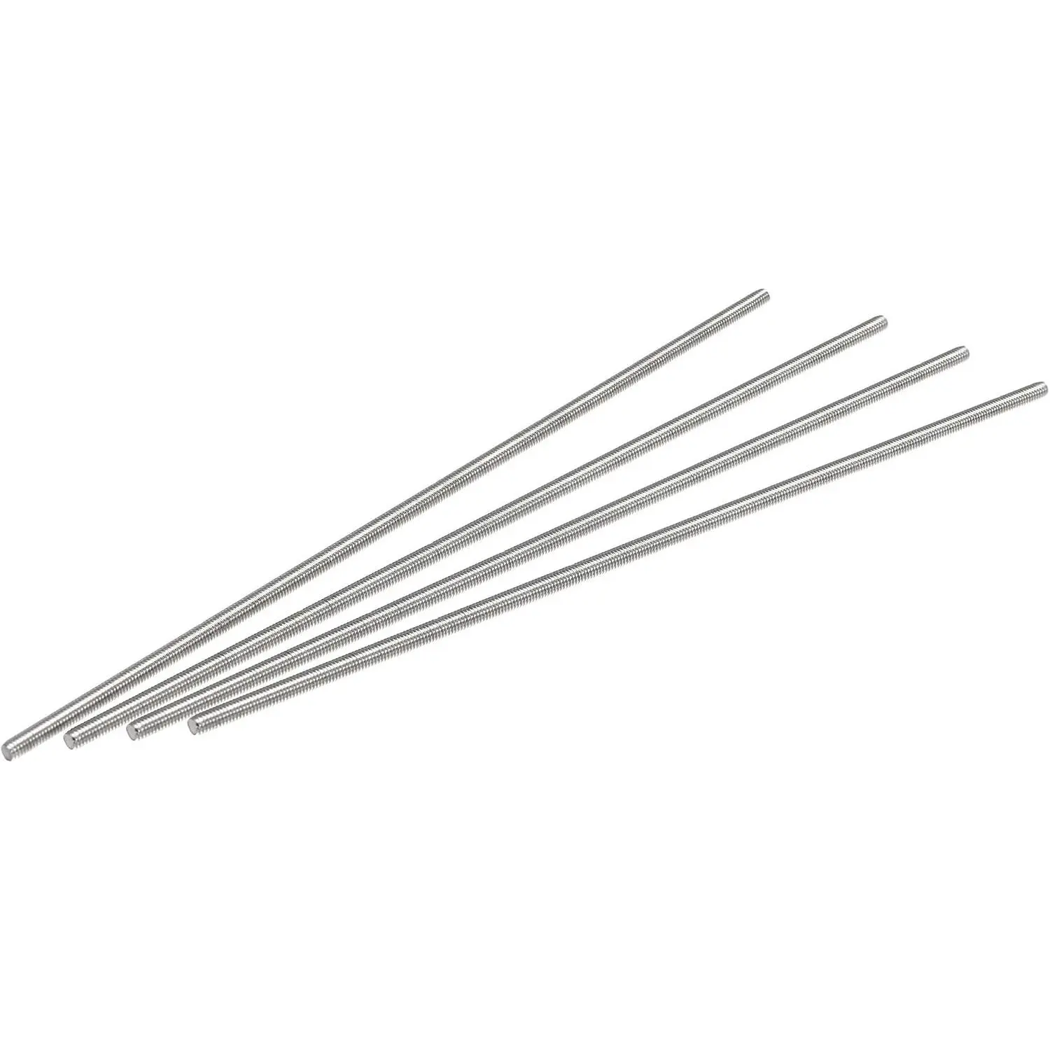4Pcs M4 x 200mm Fully Threaded Rod SS 304 Right Hand Threads