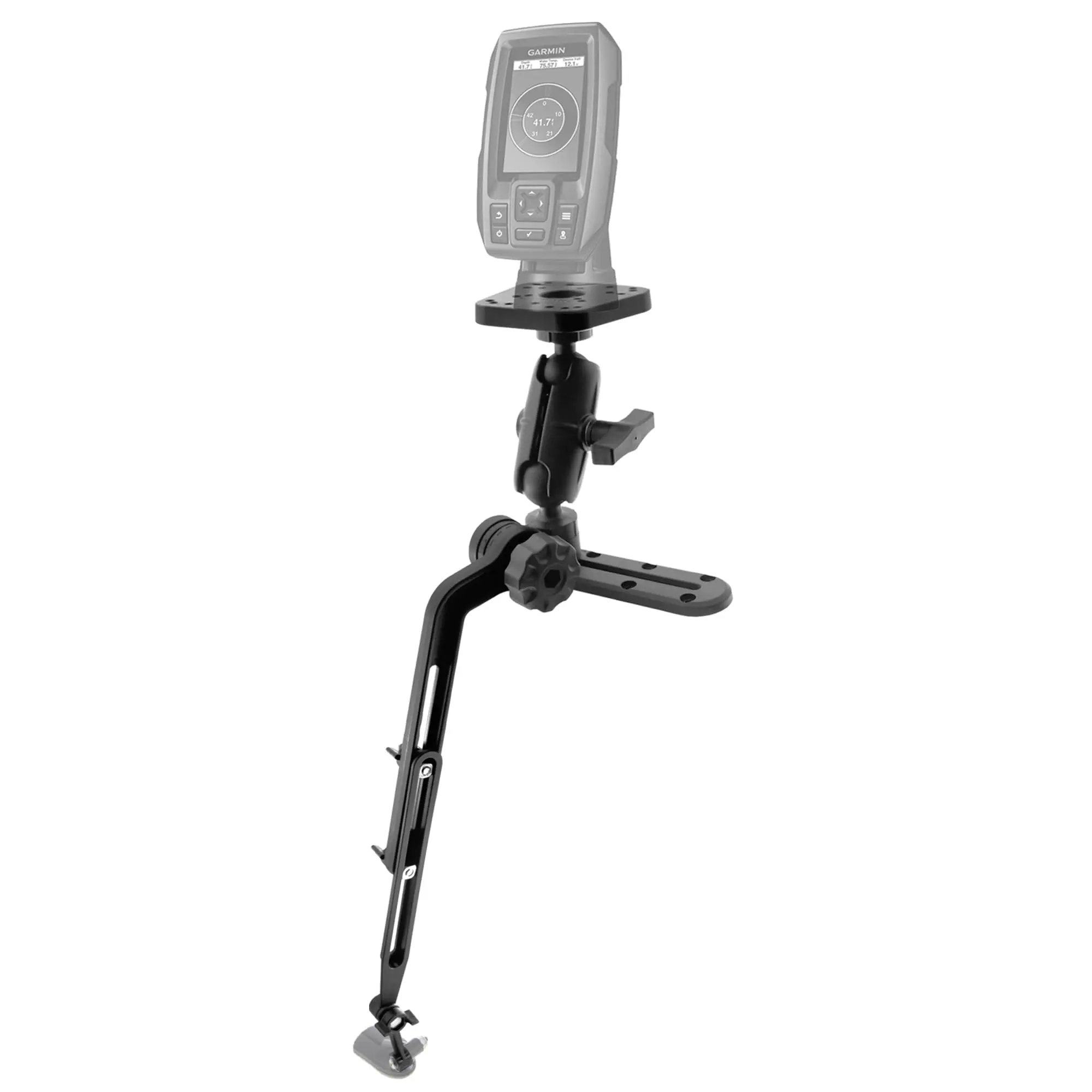WINDFRD Fish Finder Track Mount with Transducer Mounting Arm for Kayak Boat