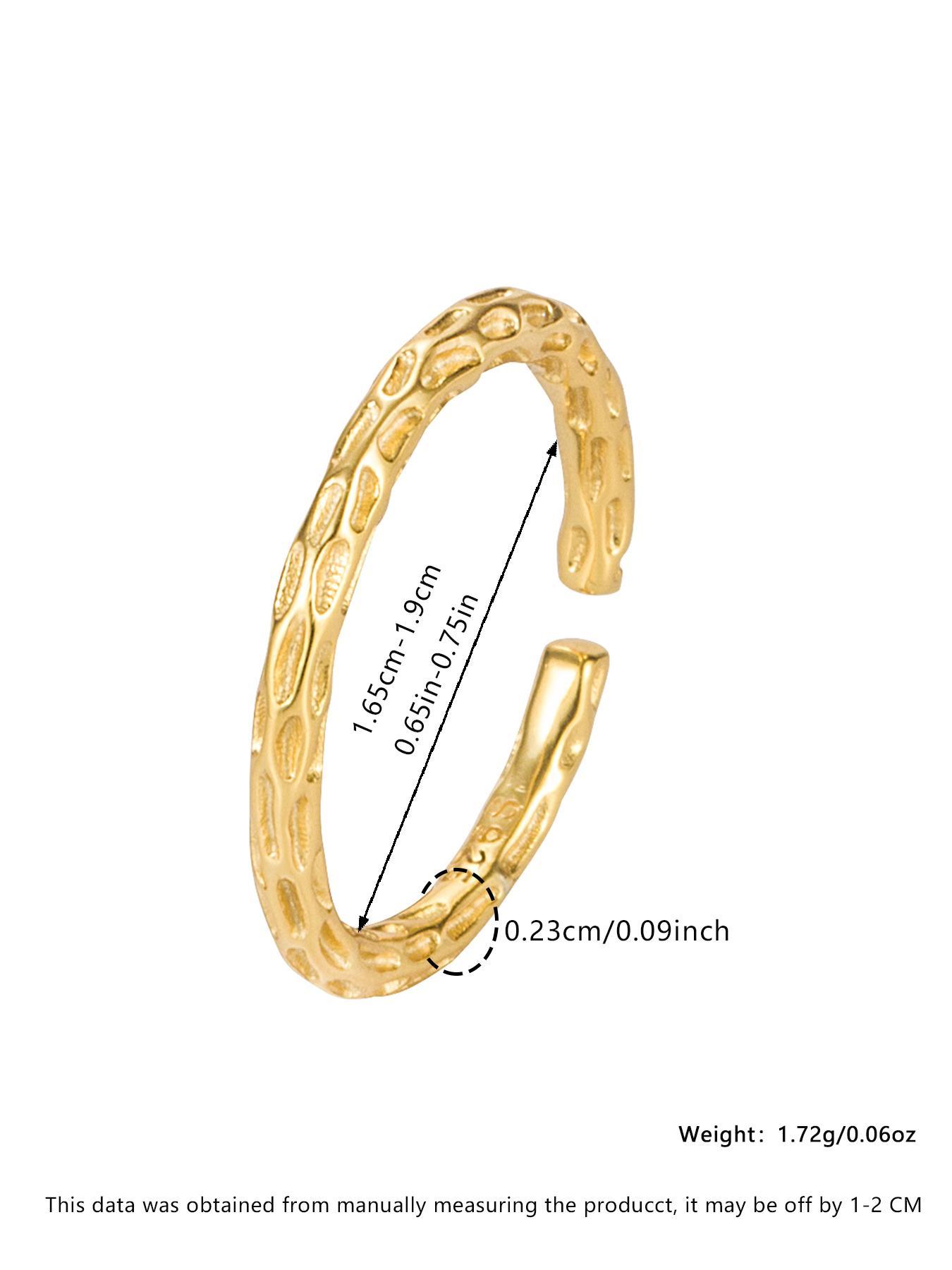 S925 Sterling Silver Cuff Ring, Adjustable Open Ring for Women, Elegant Ring, Statement Rings, Fashion Jewelry for Party, Daily Decor, Trendy All-match & Exquisite Jewelry for Birthday Gift