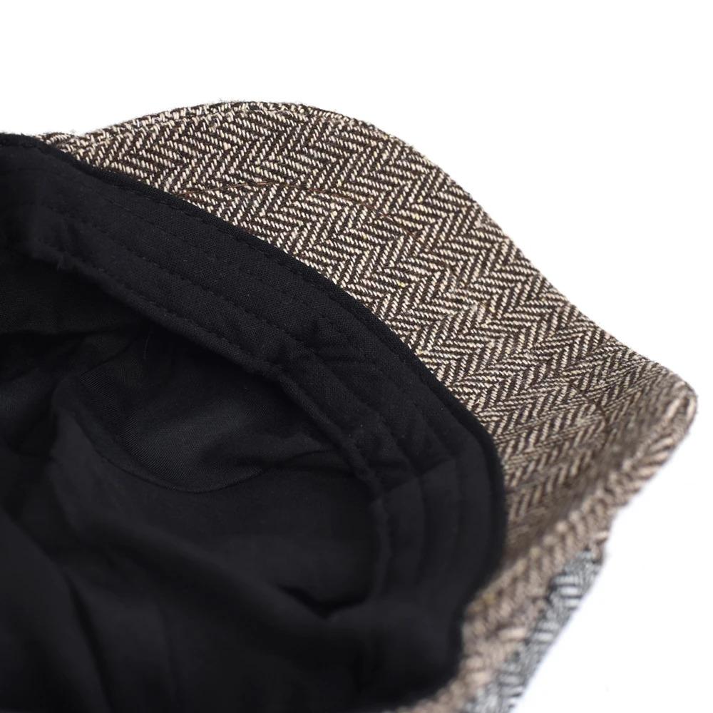 Four Seasons Vintage Herringbone Newsboy caps Casual Outdoor Retro Beret Hats Octagonal hat Fashion Flat Caps