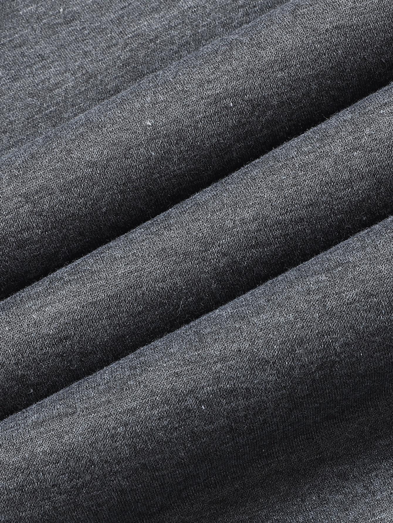 Two Jogger Pants with Elastic Waistband and Drawstring, Side Zipper, Fleece Lining, Urban Commuter Office Worker Outfit, Flowy Relaxed Fit with Ankle Cuffs, Fleece Lined Training Gymwear