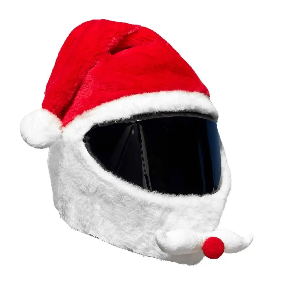 Cute Plush Motorcycle Helmet Cover, Quick Easy Installation, Elastic Animal Decoration, Suitable for Full Helmets, Riding Parties, Content Shooting