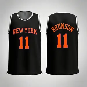 No.11 Basketball Vest Unisex Breathable Mesh Performance, Sporty Long Sleeve Print Top for Game Viewing & Daily Use Sleeveless Jersey