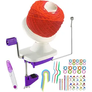 Yarn Ball Winder, Convenient  Yarn Winder for Yarn, Ball Winder Combo with Easy Installation for Yarn Storage + 53 count  Knitting  + 1 count