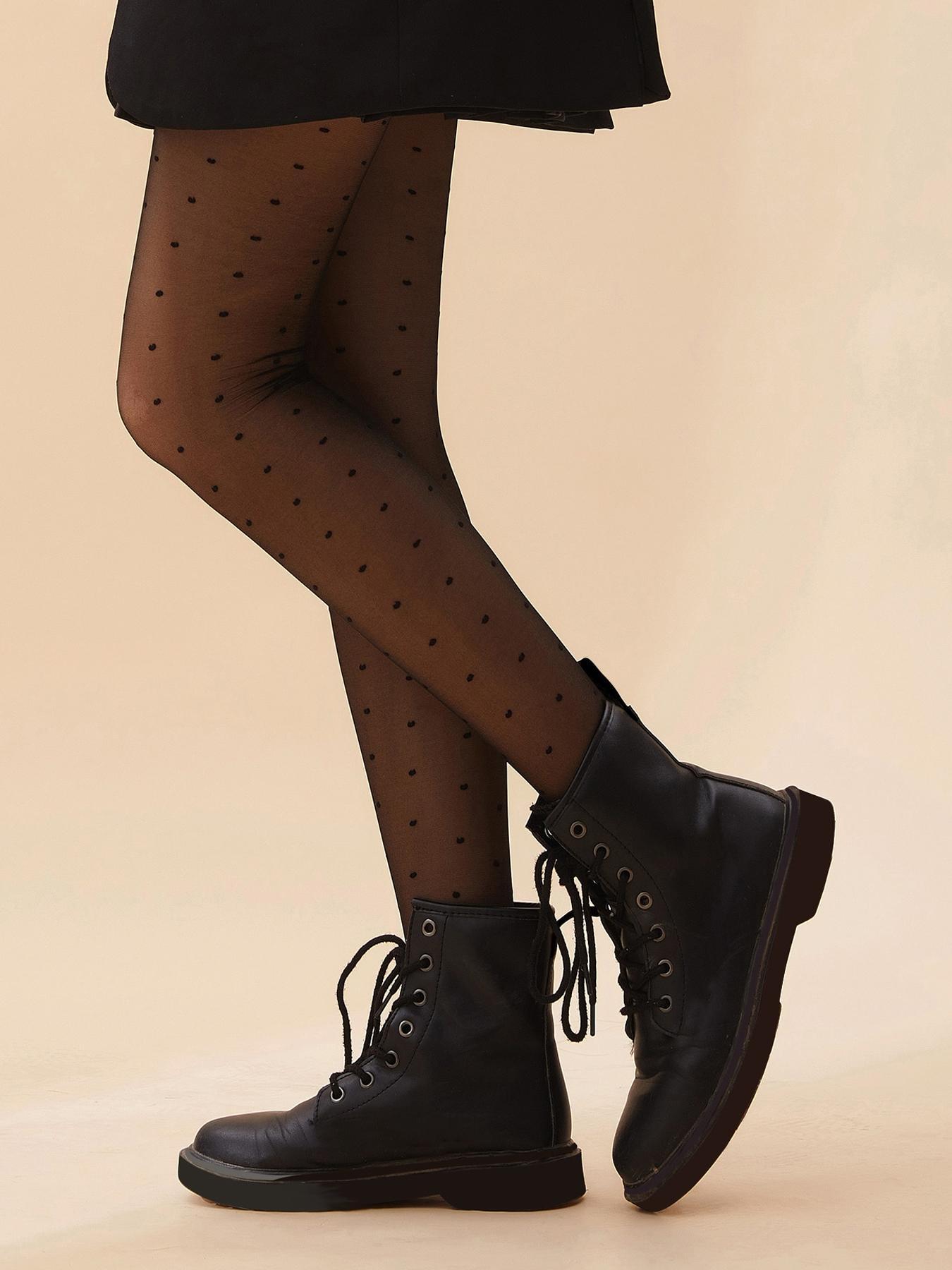 Women's 1 Pair Solid Breathable Sheer Tights, Minimalist Comfy Slim Pantyhose For Women, Fashion Ladies Tights For Summer