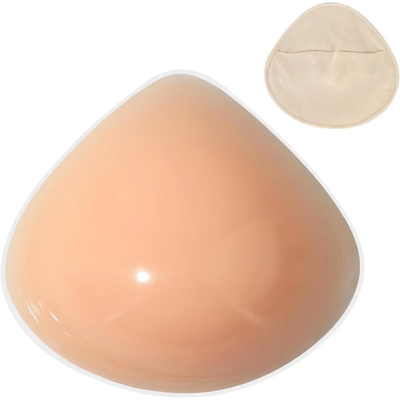 Prosthetic Breasts for Women,Triangle Mastectomy Breast Prosthesis Breast Form Enhancer Breast Padding(1 Piece)