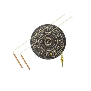 4PCS Copper Detector Kit with 1 Copper Pendulums - Divination Rods with Box, Find Energy Or Hidden Objects