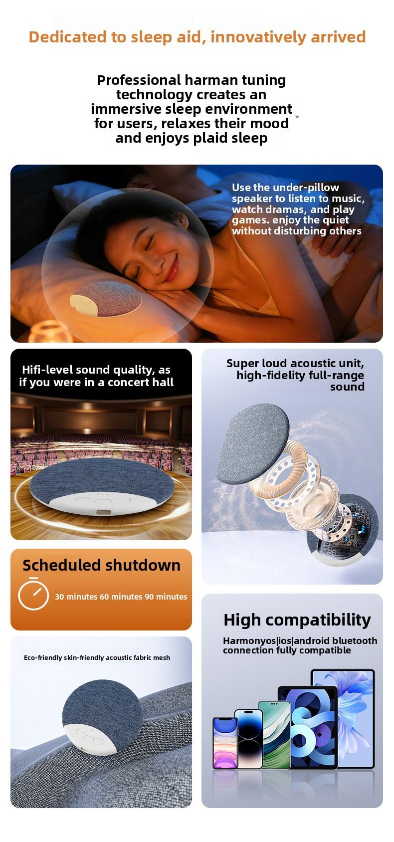 Pillow Sleep Speaker