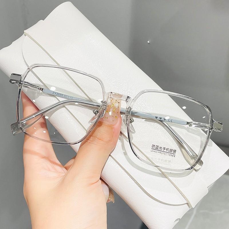 New Color Fashion Myopia Glasses for Women Men Square Transparent Eyeglasses Retro Minus Diopter Eyeglasses Optical Prescription