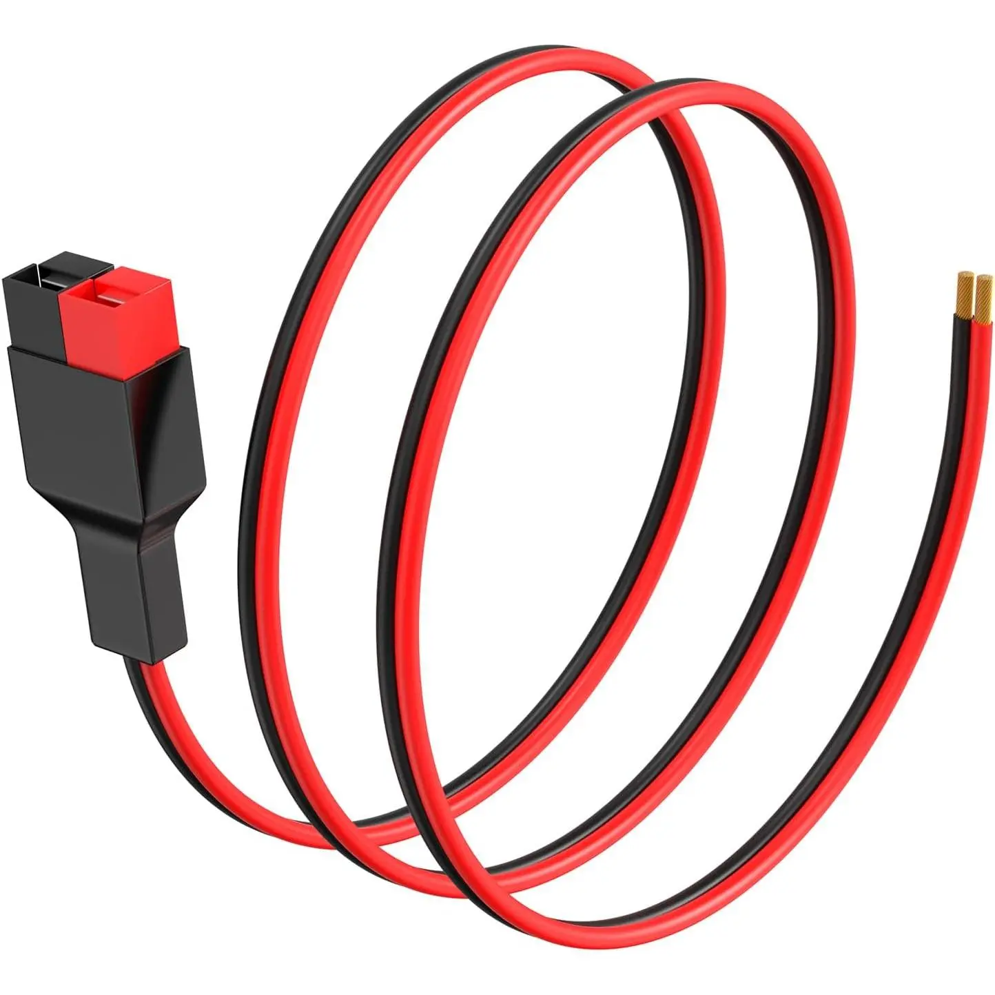 12AWG Anderson Connector Extension Cable - Compatible with Powerpole Connectors, for Outdoor Portable Solar Generators, Controllers, Batteries & DIY Users - 3.3FT