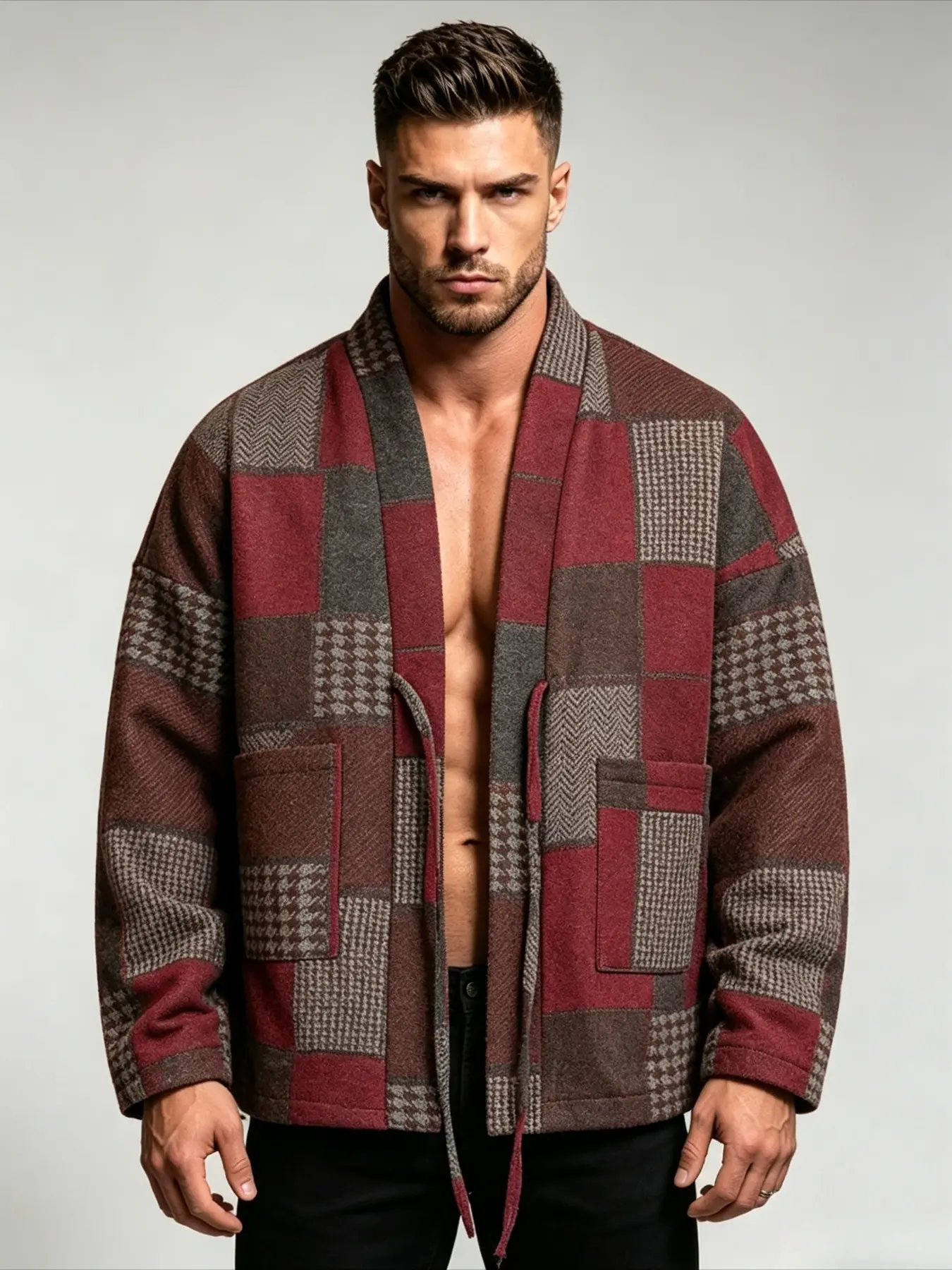 Men's Cardigan Sweaters Stand Collar Slim Fit Casual Knitted Sweater cardigan men mens sweater cardigan essential business mens cardigain Men's Casual Slim Thick Knitted Cardigan Sweaters with Pockets