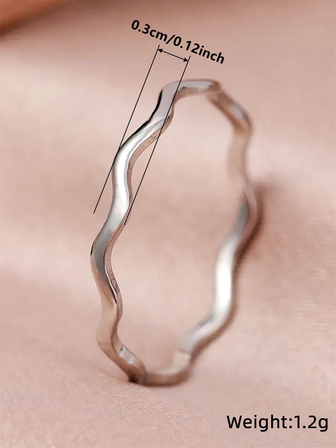 Simple Plain Color Copper Ring, Fashion Accessories for Women, Casual Jewelry for Party, Daily Decor, Trendy All-match & Exquisite Jewelry for Gift, Stackable Rings