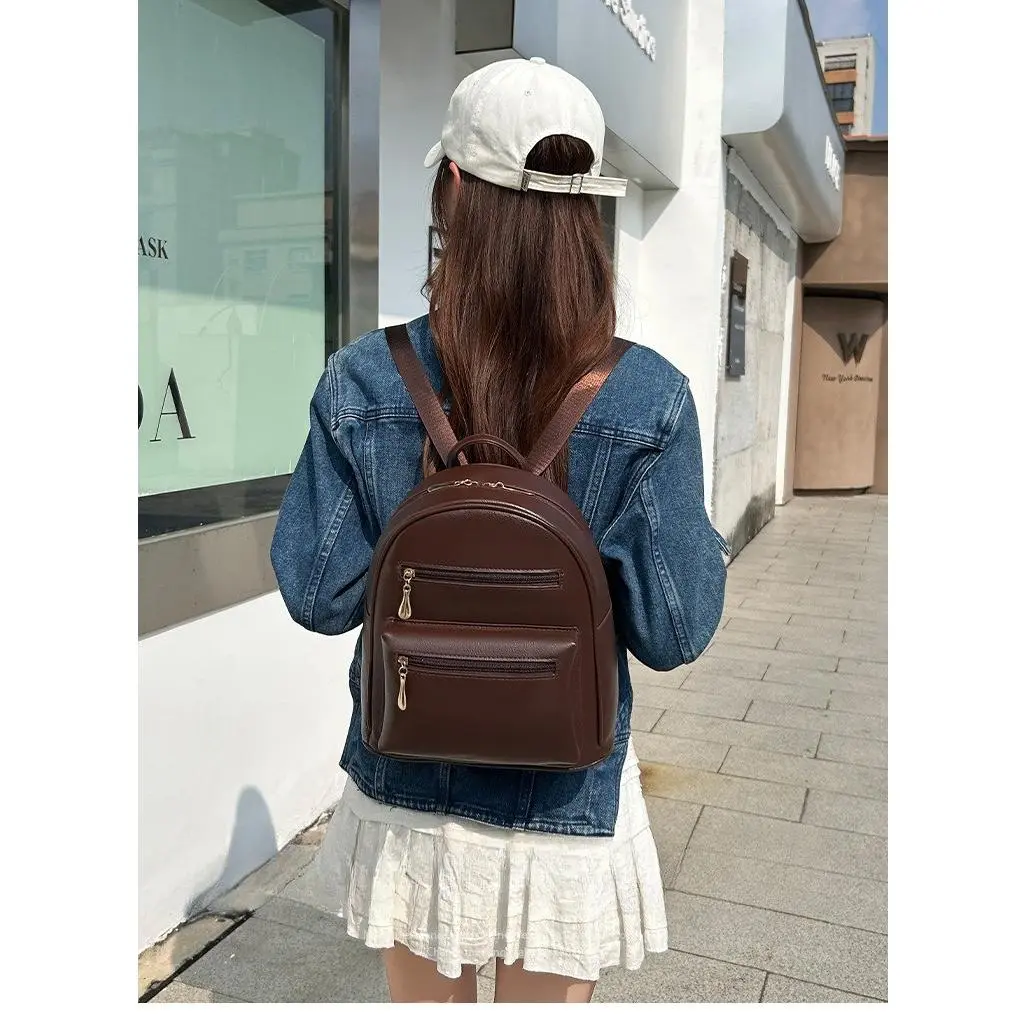 Women's Mini Backpack – Stylish Leather Daypack, Waterproof Travel Bag, Large-Capacity Multi-Pocket Convertible Shoulder/Backpack (Gift for Young Women/Girls)