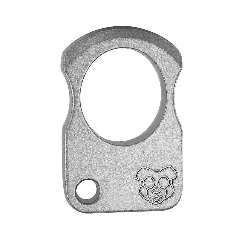 Alloy Mini Car Window Breaker Keychain - 10mm Thick Single Finger Self-Defense Keychains, Everyday Carry Safety Tool for Drivers, Outdoor Emergency Escape Gear