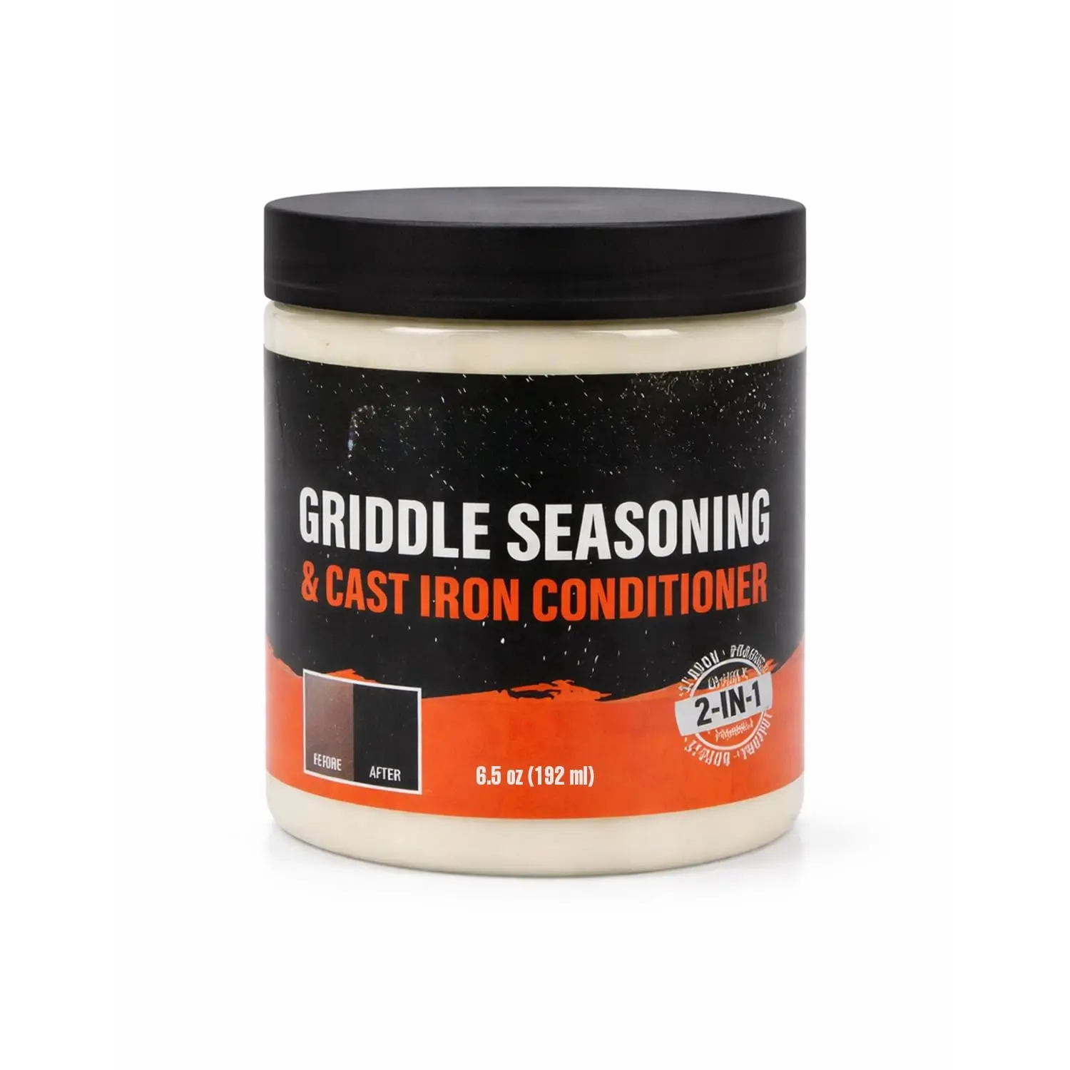 Griddle Seasoning Kit -  2-in-1  Griddle Seasoning and Conditioner -  Restoration Kit -  Griddle Accessories - 6.5oz | Protect and Maintain Griddle Top