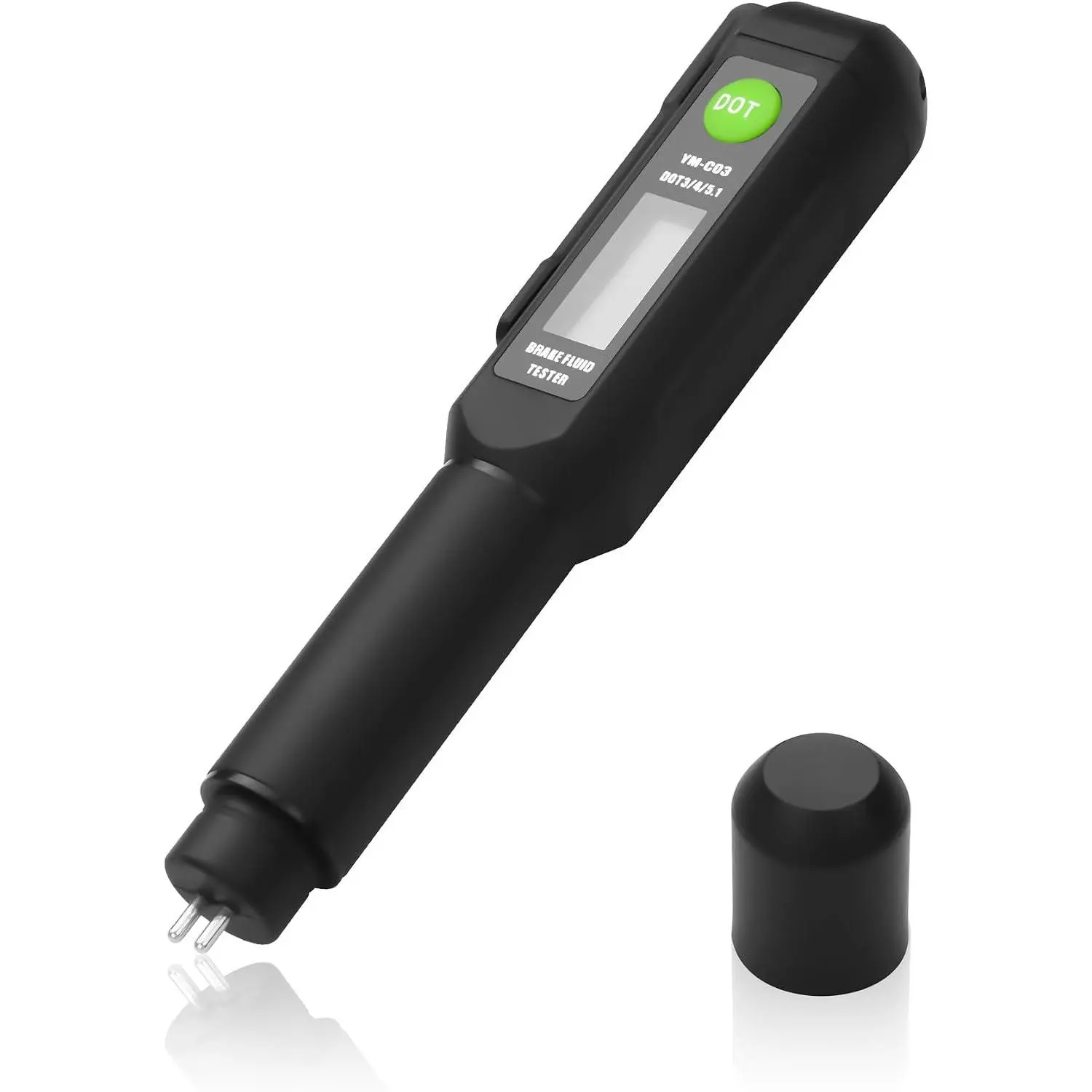 Fluid Tester Pen Calibrated for DOT 3 DOT 4 DOT 5.1  Fluid, Probe  Fluid  Testing Pen with High-Precision, Screen Display,  - 15cm/5.9inch