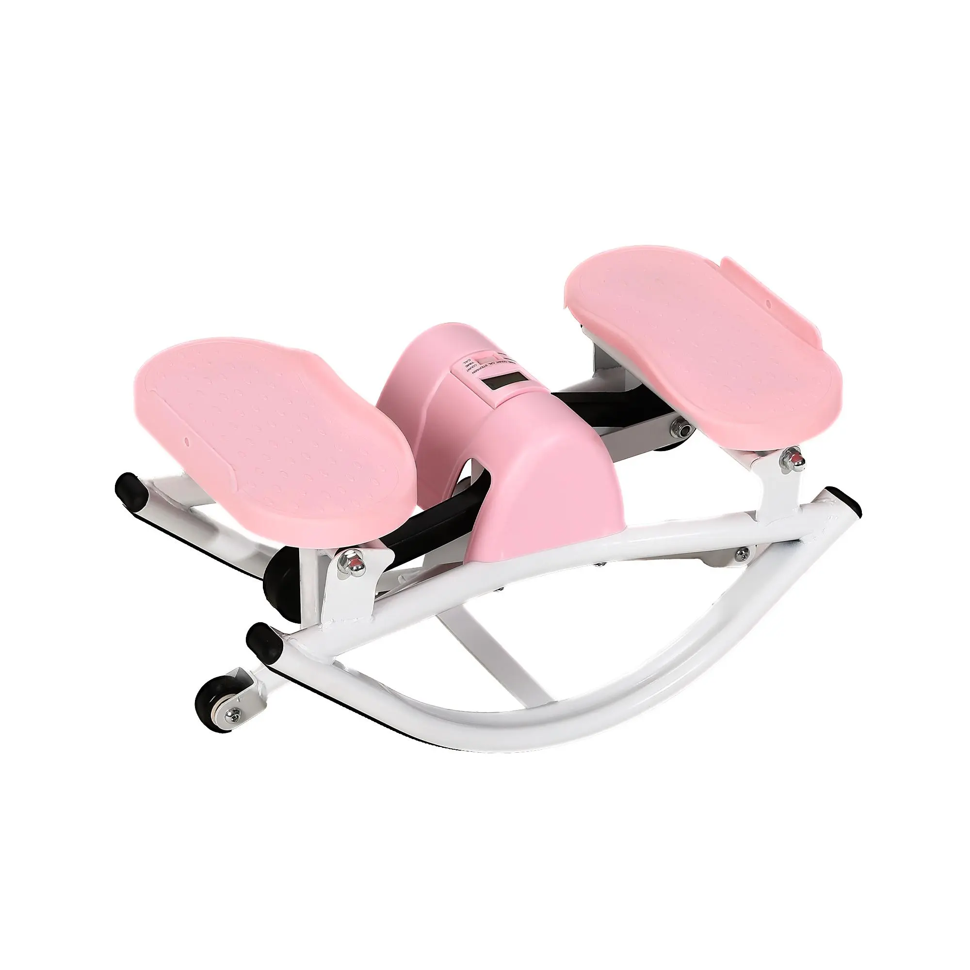 Hosslly Heavy Duty 350LBS Lateral Rock Stepper - Dual-Motion Home Cardio Workout Machine - 3D Low Impact Full Body Training - Digital Display, Mat, Balance & Resistance Training