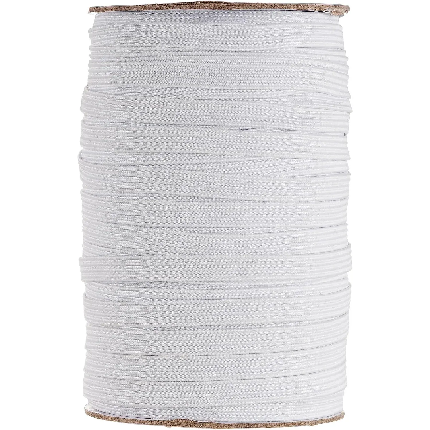 6mm *55 Yards Elastic Bands 1/4 inch Sewing Flat Stretch Strap for DIY Projects,Pants, Clothing & DIY Crafting (White)