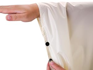 Hooded Rain Poncho for Adult with Pocket and Zipper, Waterproof Lightweight Raincoat for Men and Women