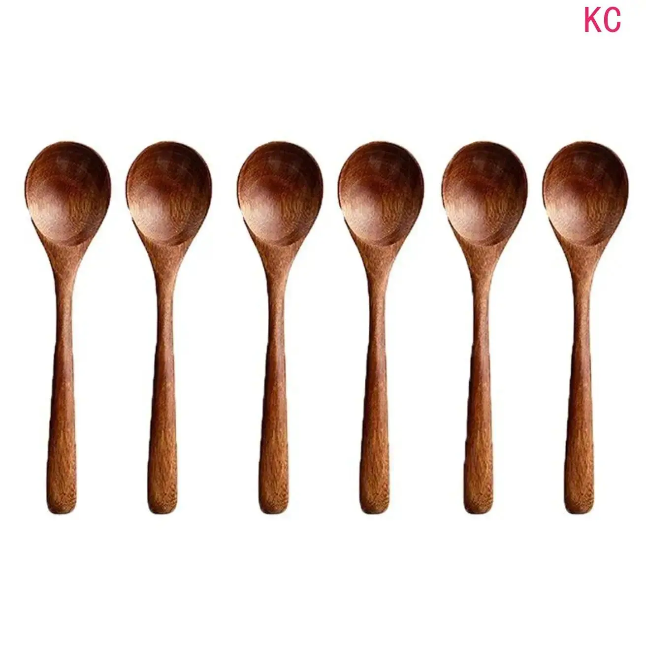 2026 New Eco Friendly Natural Wooden Spoon Sets In 3 Or 6 Pieces, Durable Long Handle Multi Size Kitchen Utensils For Cooking Stirring Serving And Camping Use